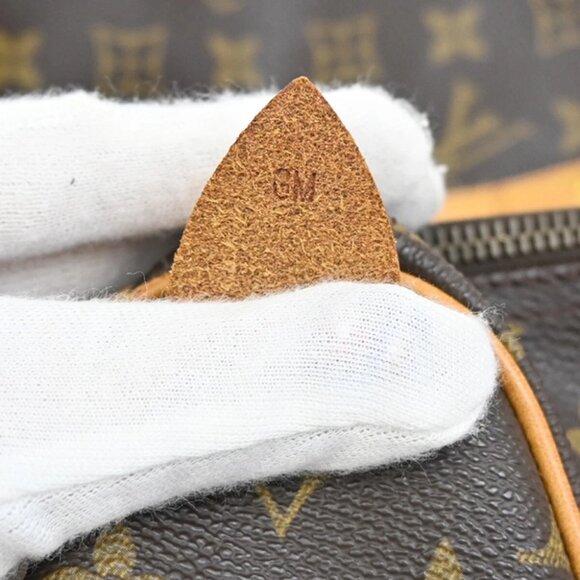 LOUIS VUITTON Flanerie 50 Shoulder Bag Monogram Leather Brown - Picture 15 of 16